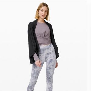 Lululemon Customizable Snap Scarf, aka Vinyasa BLACK  OS